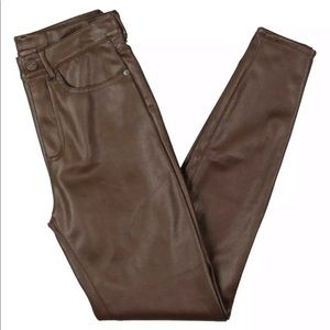 Vegan leather pants